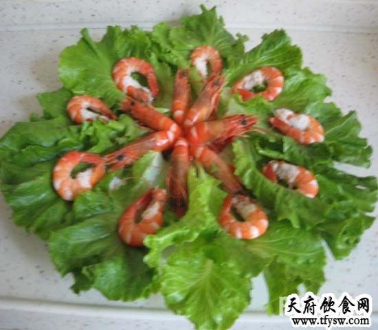 生菜大虾的做法