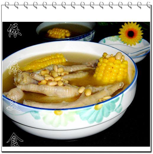 黄豆鸡脚汤2