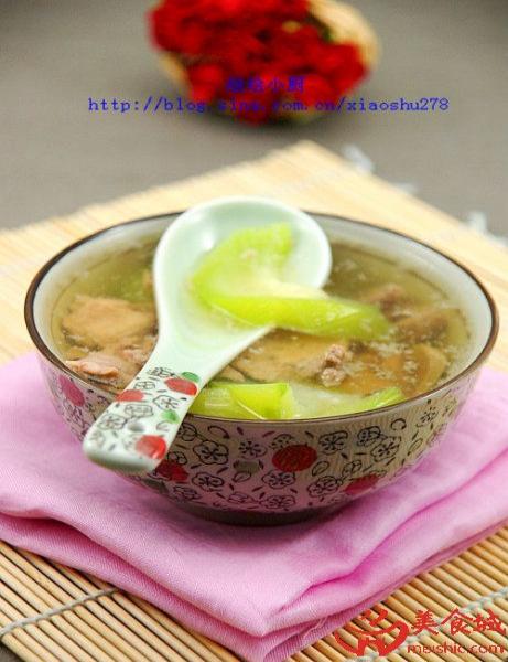 丝瓜猪肝瘦肉汤2