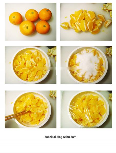 香橙果酱的做法