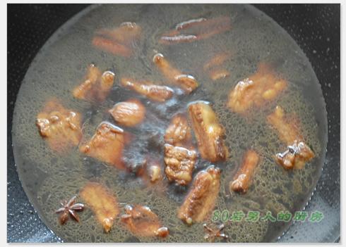排骨烧粽子的做法9