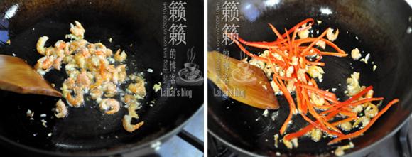 虾干炒萝卜丝的做法