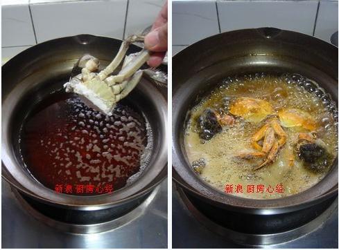 香辣河蟹的做法2