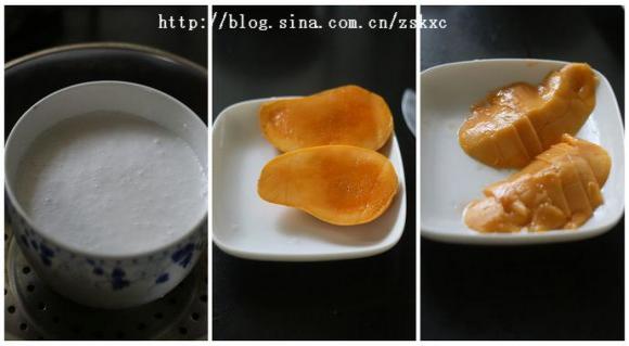 椰香芒果糯米饭步骤4-6
