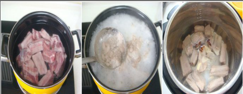 莲藕玉米排骨汤的做法