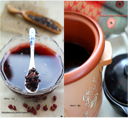 紫米核桃红枣甜粥的做法
