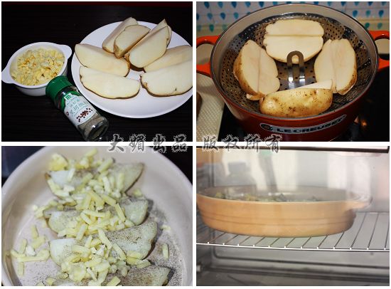 芝士焗土豆的做法