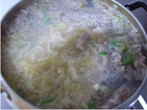 酸菜羊肉汤