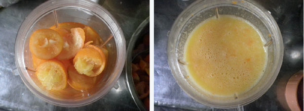 金桔柚子茶的做法