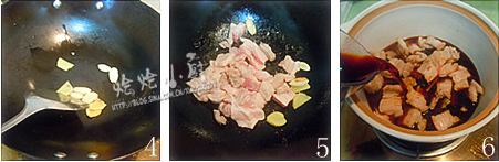 豆腐炸五花肉煲的做法
