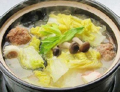 沙锅白菜猪肉汤