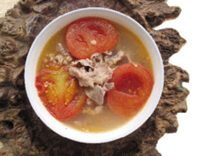 羊肉西红柿汤