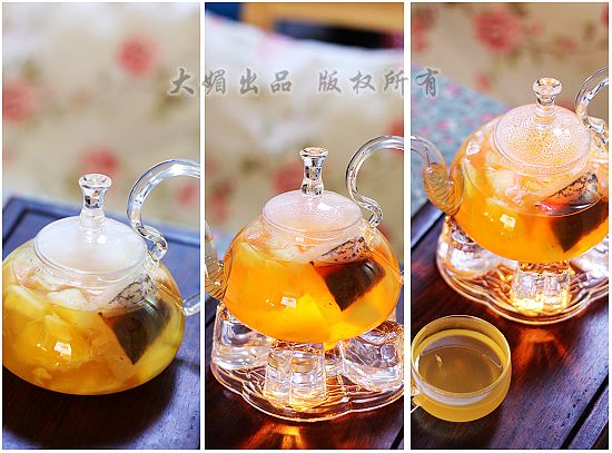 柚子缤纷水果茶