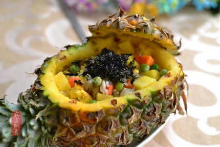 菠萝海苔炒饭