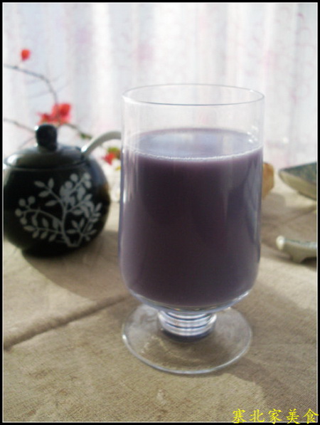 紫薯山药豆浆怎么做