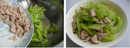 莴苣炒肉片怎么做好吃