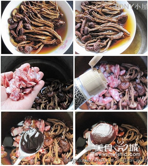 干锅茶树菇香干做法