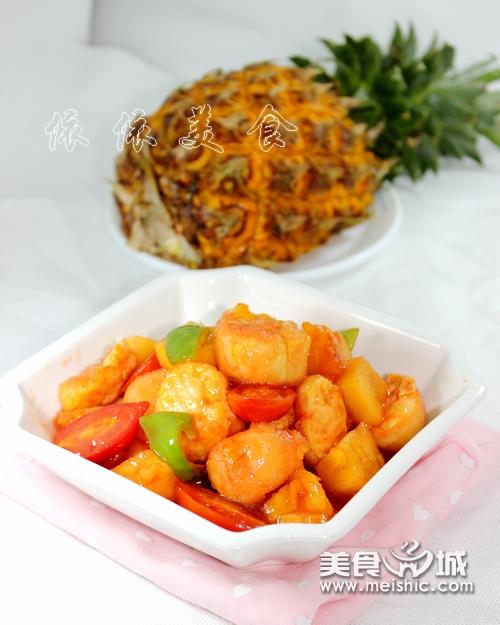 菠萝咕噜豆腐
