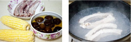 香菇玉米肋排汤怎么做