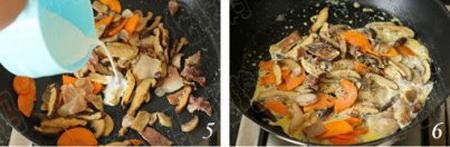 火腿菌菇焗饭的制作方法