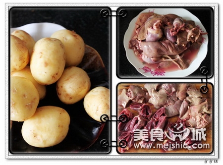 鹅肝炖小土豆