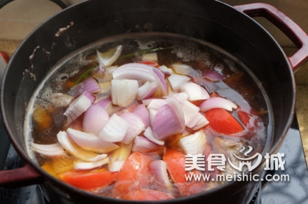 番茄牛肉汤的制作方法