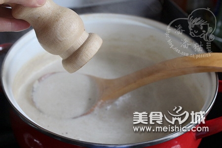 蘑菇浓汤的制作方法