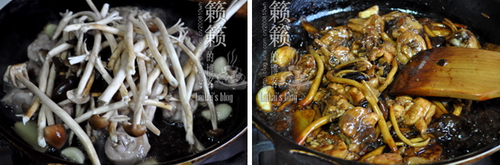 茶树菇麻油香锅鸡步骤2