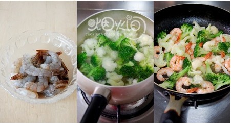 虾仁起司焗饭步骤1