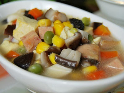 八宝豆腐汤的做法