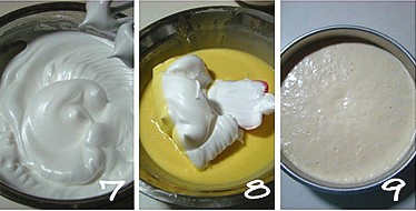 海绵蛋糕步骤7-9
