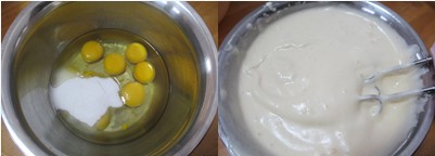 淡奶油海绵蛋糕步骤1-2