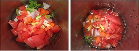 番茄蔬菜浓汤步骤3-4