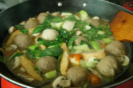 丸子蔬菜汤步骤6