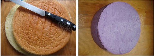 小猪紫薯慕斯蛋糕步骤7-8