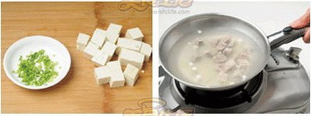 萝卜豆腐炖羊肉步骤3-4