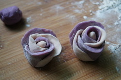 紫薯花卷步骤13