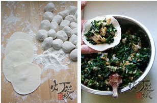 蛤蜊萝卜苗水饺步骤7-9