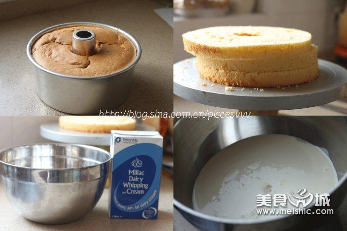 机器猫奶油蛋糕步骤1-4