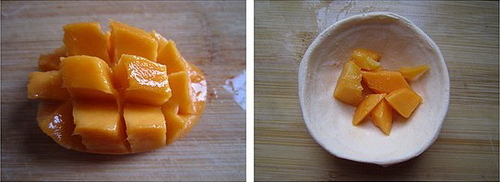 芒果蛋挞步骤3-4