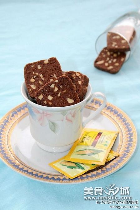 巧克力果仁饼干的做法