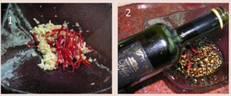 葡萄醋茼蒿沙拉步骤1-2