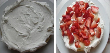 草莓奶油蛋糕步骤1-2