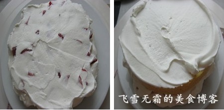 草莓奶油蛋糕步骤3-4