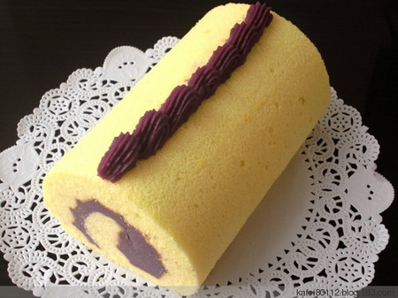紫薯戚风蛋糕卷的做法
