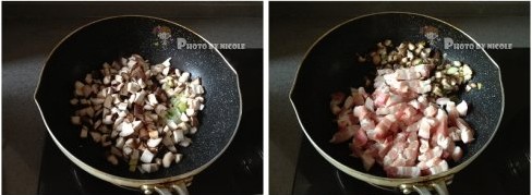 香菇卤肉饭步骤3-4