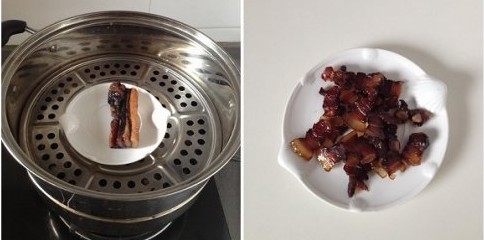 腊肉红薯焖饭步骤1-2
