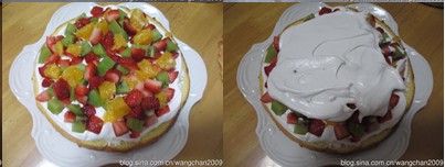 水果分蛋海绵蛋糕步骤8