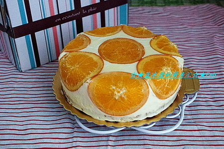 甜橙乳酪蛋糕的做法