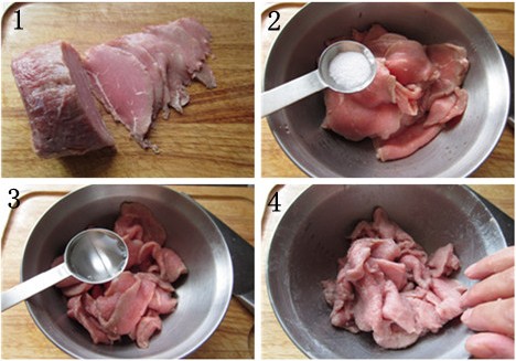 传统水煮牛肉步骤1-4
